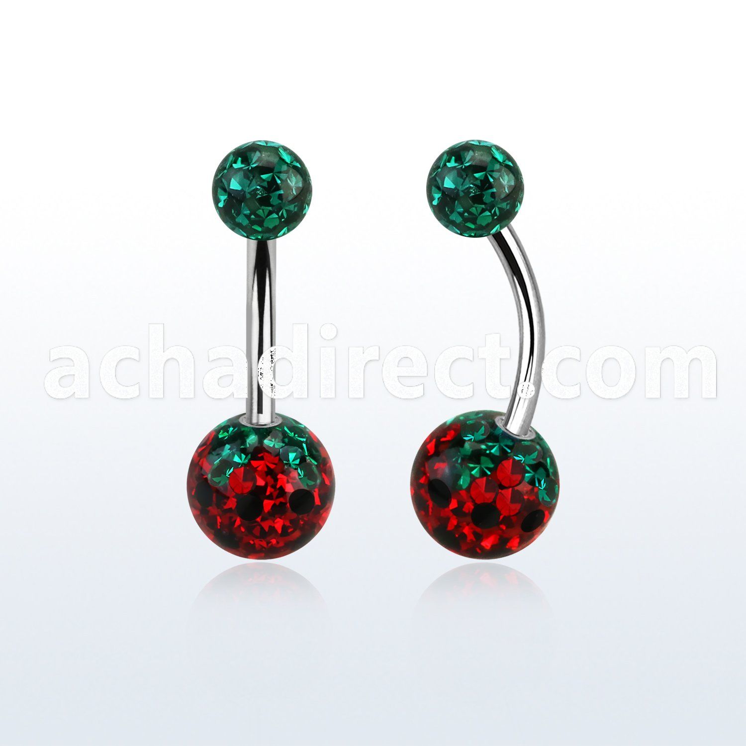 steel belly banana w 5mm & 8mm strawberry ferido ball