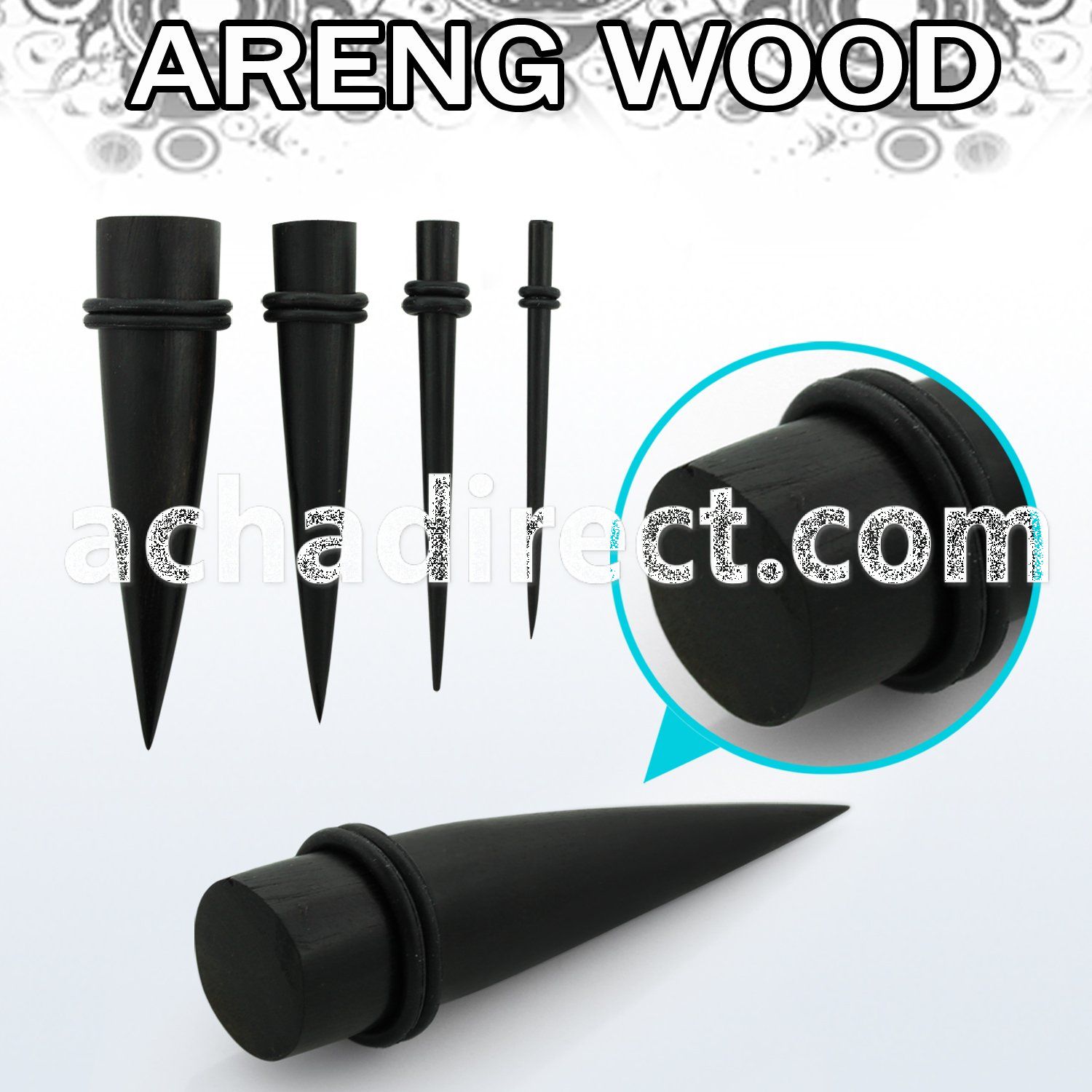 tpwkr areng wood taper with double o rings size 2 12mm