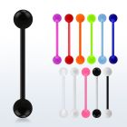 abbuv barbell lengua acrilico flexible bolas acrilicas uv 6mm mayorista