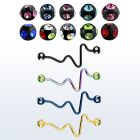 bbtcp barbell industrial acero anodizado corazon bolas multi joya 5mm distribuidor