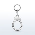 bcrs765 aro bola presion acero 316l colgante esposas grabado freedom plata mayorista