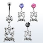 bnrz572 piercing ombligo acero quirurgico zirconia 8mm colgante herradura bandera lucky 38 10mm distribuidor