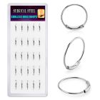 bxend1 316l steel endless nose rings display 25