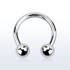 cbr12s barbell circular acero quirurgico 2mm bolas 5mm rosca externa al por mayor