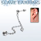 erdl4 falsa esclava helix clip acero inoxidable delfin colgado zirconia vendida por pieza no por par distribuidor mayorista