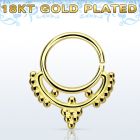 gpsepv4 aro septum plata 925 oro 18 kts 1mm minimalista indio 8mm distribuidor mayorista