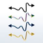 intecn5 barbell industrial corazon acero quirurgico anodizado conos 5mm venta