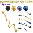 intefo5 barbell industrial corazon acero 316l anodizado bolas acero esmerilado 5mm mayorista