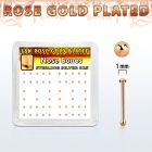 nbmx5rs caja 52 plata 925 piercing nariz hueso 0 6mm oro rosa redonda 1mm distribuidor mayorista