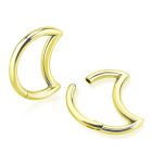 sgtsh2 anodized 316l steel hinged segment ring moon shape