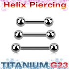 ubber31 barbell helix titanio g23 bolas 3mm al por mayor