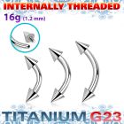 ubnecn3i titanium g23 internal banana 3mm cones