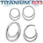 usgsh8 titanium g23 hinged segment ring 16g double rings