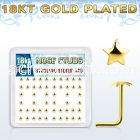 18sxvsar box w gold plated silver nose studs w star top