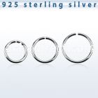 agsel16 1 2mm sterling silver seamless ring with diameter 8 12mm