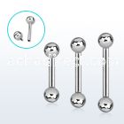 bbebin 316l steel eyebrow barbell with 3mm internally ball