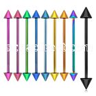 bbitcn premium pvd 316l steel industrial barbell with 5mm cone