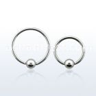 bcr20s 316l steel 0 8mm ball closure ring with 2 5mm ball