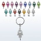 bcrs668s 316l steel bcr 1.2mm w a small hamsa design with crystal