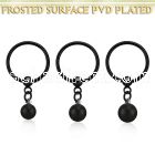bcrtsfo black steel bcr 1.2mm w black frosted steel ball