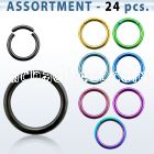 blk222c premium pvd plated 316l segment ring 14g 1 6mm