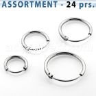 blk428 bulk of 1 2mm 925 sterling silver hoop earrings