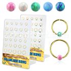 brnhm43 board w 18k gold plated silver seamless ring w 3mm opal