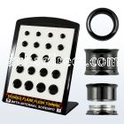 brpg149b board w pvd 316l dual flared flesh tunnel w screwfit