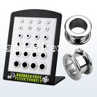 brpg17 board of rounded edge steel screwfit flesh tunnel