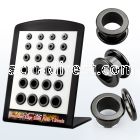 brpg18 board of anodized rounded steel screwfit flesh tunnel