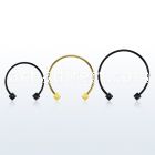 cbstdi3l xxl anodized steel circular barbell, 16g w 3mm dices