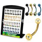 dbnts anodized 316l steel belly banana with 5 6mm ball