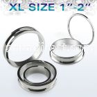 fpgxl xl high polished surgical steel screw fit flesh tunnel