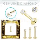 glbdi2 14k gold labret 2mm prong set round diamond