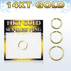 gsel16 solid 14kt gold seamless ring 1 2mm w diameter 8 12mm