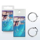 hlcirx non piercing fake helix clips size 8mm to 12mm