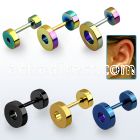 iftrd pvd 316l steel fake flesh tunnel