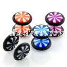 ipvra acrylic beach ball fake plug with double rubber o rings