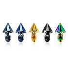 itcn2 2mm cone shaped anodized 316l steel dermal anchor top