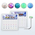 nso15 box w 925 silver nose studs w 1.5mm round synthetic opal