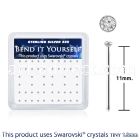 ny6cxsw 925 silver nose studs swarovski crystal