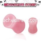 pgsdd rhodonite double flared stone plug size 3mm 12mm
