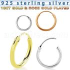 phol pair 925 sterling silver hoop earrings