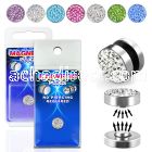pkmp103 316l steel magnetic fake plug with ferido crystals
