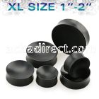 pwkkxl xl size areng wood concave double flare plug