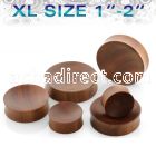 pwsxl xl size sawo wood concave double flare plug