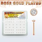 rsnbbxc rose gold silver nose bones w 1 5mm clear crystals