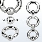 sbcr4 316l steel spring loaded ball closure ring 4g 8mm ball