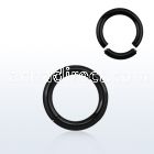 segt8 black pvd 316l steel segment ring diameter 12 16mm