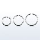 sel16 high polished 316l seamless steel ring diamter 6 12mm
